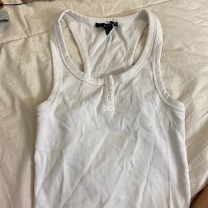 White tank top
